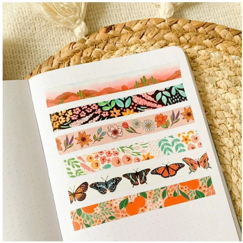 Elyse Breanne Bundle Lanyard Notepad. And Washi tapes all new